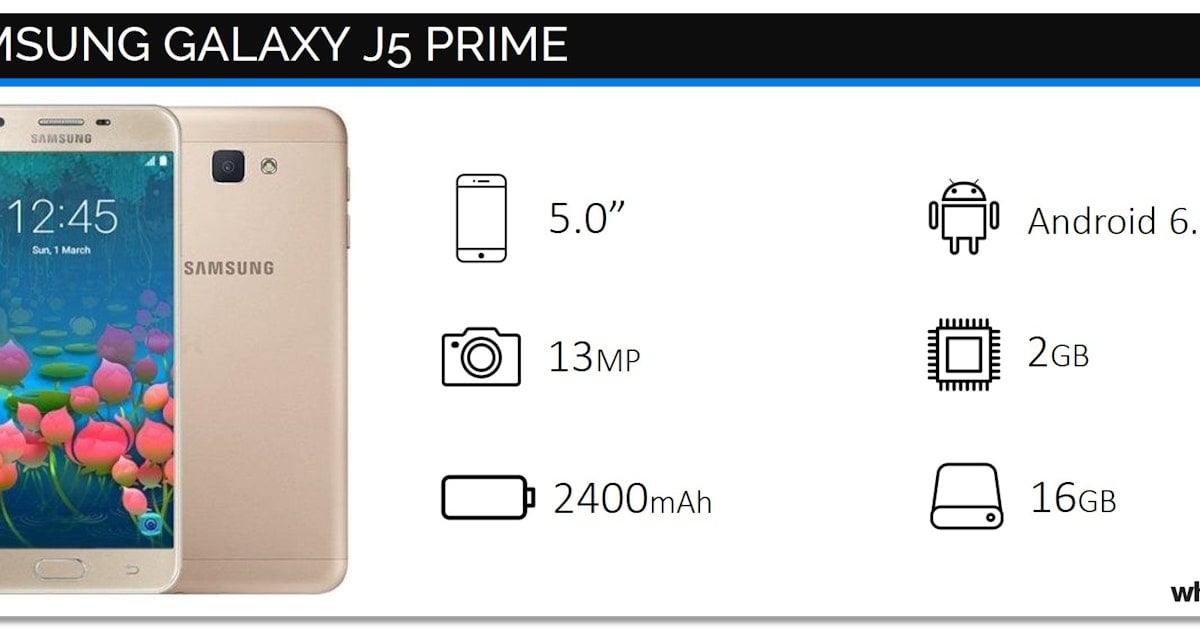 Samsung Galaxy J5 Prime Características y Especificaciones WhistleOut Samsung Galaxy J5 Prime Características y Especificaciones WhistleOut