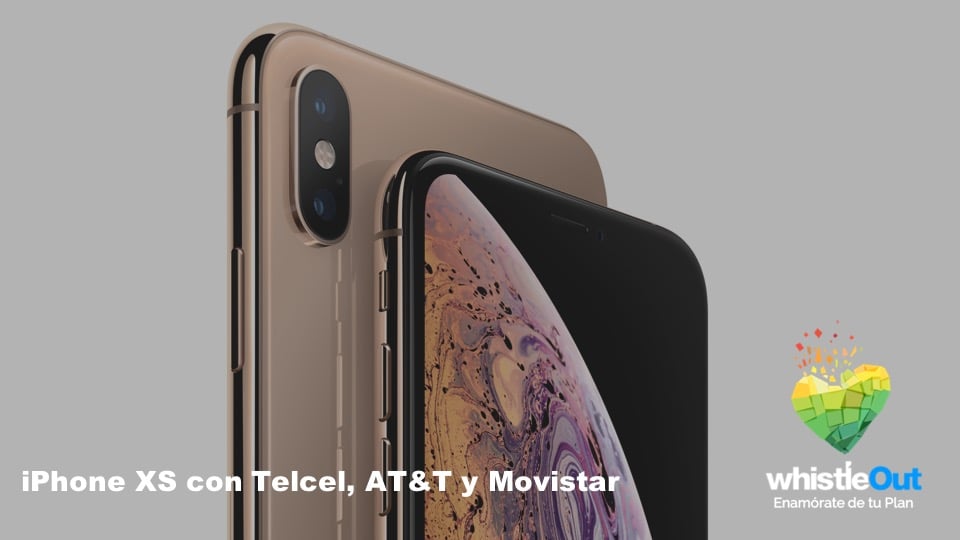 iPhone XS plan Telcel, AT&T y Movistar