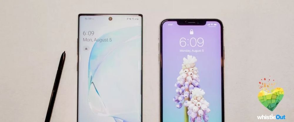 iPhone X vs Galaxy Note10 iPhone X vs Galaxy Note10