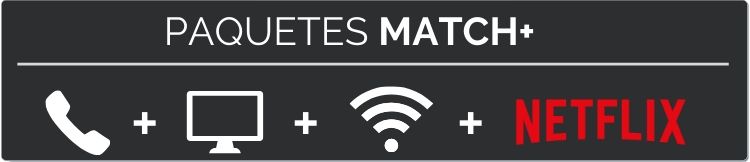 Paquetes Totalplay Match+ Paquetes Totalplay Match+