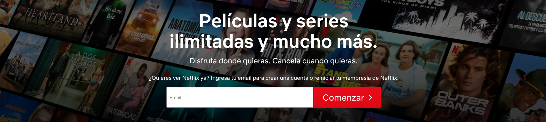 Cómo contratar Netflix